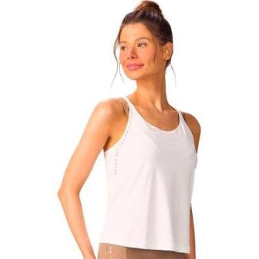 Imagem de Regata Alto Giro Elástico e Alça Cruzada Feminina-Feminino