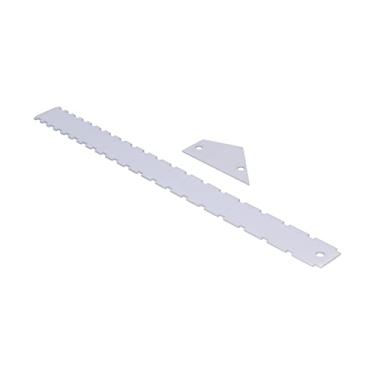 Imagem de SPYMINNPOO Conjunto de Ferramentas de Medição de Guitarra Eficiente Pescoço de Alumínio Borda Reta Traste Medidor de Régua de Nivelamento para Baixo Acústico Elétrico Guitarras Folk Leve e Portátil