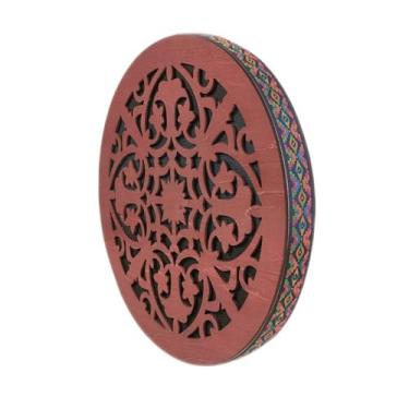 Imagem de summvox Tambor oceânico de 30 cm, tambor de fluxo de água, disco de chuva "água-queda", cura de som, tambor de madeira onomatopeico para acompanhamento de desempenho