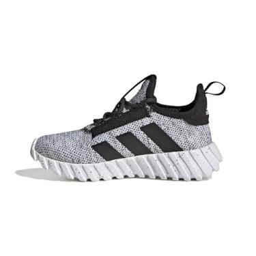 Imagem de adidas Tênis infantil unissex Kaptir 3.0, Branco/Preto/Branco, 16