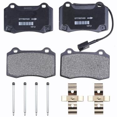 Imagem de 980156007 Conjunto de pastilhas de freio traseiro compatível com Mase-rati Ghibli S Q4 2014-2022, GranTurismo S 2008-2018, Mase-rati Quattroporte S/Sport GT 2007-2022 Substituir # 673005730