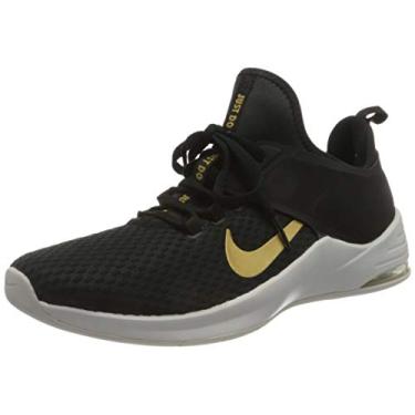Imagem de Nike Calçados Fitness Femininos, Preto/dourado metálico, 5