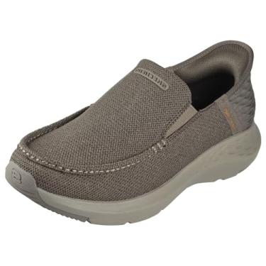 Imagem de Skechers Tênis masculino Parson Ralven Hands Free, cinza-acinzentado, tamanho 46 extra largo, Ralven/Taupe, 13 X-Wide
