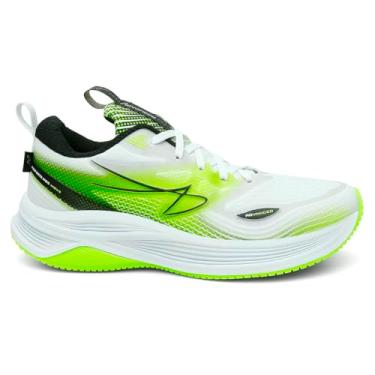 Imagem de Tênis SOFT Esportivo com Mesh Respirável, Palmilha Advanced System em EVA, para Corrida e Treino, Design Aerodinâmico (Branco, BR, Adulto, Numérico, 41)