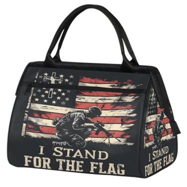 Imagem de Bolsa pequena para o fim de semana para mulheres e homens, design de autismo, bolsa de viagem dobrável, Cor: 23 cm, 15.2*8.3*11.6 inch, Moderno