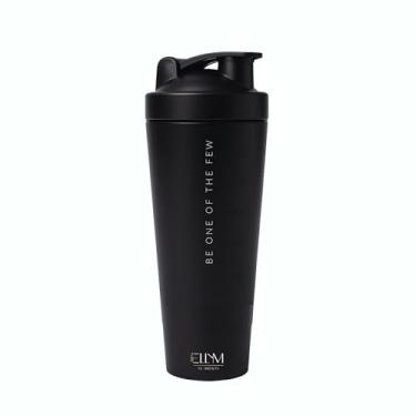 Imagem de Coqueteleira Aço Inox 900ml Shakeira ELLYM NUTRITION Misturador Ideal Shakes - Preto (Sem compartimento)