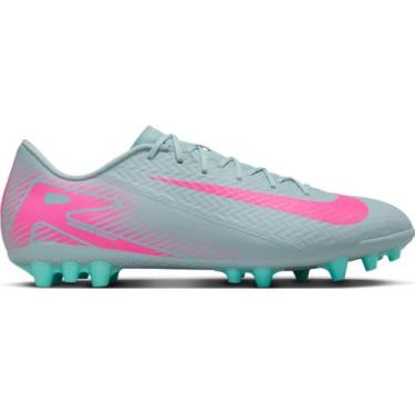 Imagem de Nike Chuteiras de futebol Mercurial Vapor 16 Academy AG de cano baixo (FQ8364-301, Ocean Cube/Pink Blast), Cubo oceano/explosão rosa, 11