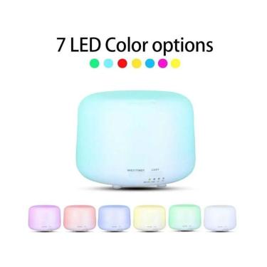 Imagem de Aromatizador Umidificador Eletrônico Luz Led Rgb 300ml Nº13