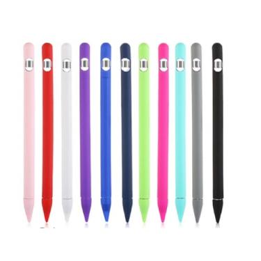 Imagem de Capa Case em Silicone Caneta Apple Pencil 1º Geração (Azul Escuro)