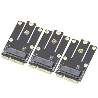 Imagem de SUNGOOYUE Placa Adaptadora de Rede Mini PCI-E, Conversor de Placa Sem Fio de 3 Pacotes Com Parafusos, Compatível Com 3160NGW, Hot Swappable