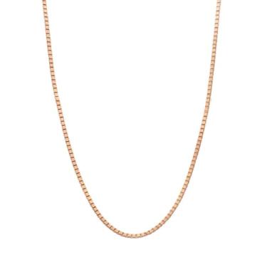 Imagem de DIFINES Colar de corrente de elos de ouro amarelo/branco real 14K com fecho de garra de lagosta, presente de joia para mulheres ou homens, 20 Inch, Metal, Sem Pedra Preciosa