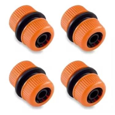 Imagem de Kit 4 Peças Emenda de Mangueira, Medida 1/2, Anti-vazamento