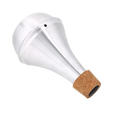 Imagem de Cosiki Mudo de Trompete de Liga de Alumínio Durável para Efeito Musical Perfeito | Pratique Mudo para Uso Interno | Ideal para Amantes de Música e Artistas | Leve e Portátil