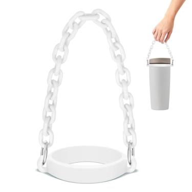 Imagem de BKBY Alça de alça de garrafa de água compatível com Owala Smoothsip Slider Caneca de café e garrafa de água Owala Freesip 680 g 947 g 1,134 g, suporte de acrílico forte seguro para corrida, corrida