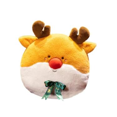 Imagem de MotiveTech Almofada Decorativa de Natal, Enfeite Natalino para Casa, Almofada Macia para Lembrancinhas de Festa, Cama, Sofá E Quarto, Cervo, Tamanho real