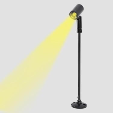 Imagem de VBESTLIFE Refletor LED, Refletor de Gabinete de Altura de 8,3 pol., Refletor de Exibição de Joias de Alumínio Alimentado por USB para Pintura Artística, Armários, Galerias (Luz quente)