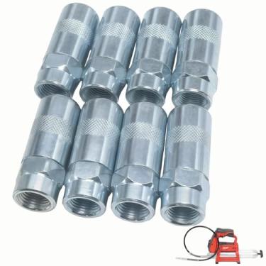 Imagem de TALSWIF As pontas de pistola de graxa 8PK substituem as pistolas de graxa Miwaukiee M18 49-16-2649 e pistolas de graxa sem fio M12 - Pontas de bocal de alta pressão - Compatível com Miwaukiee 2448-20
