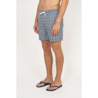 Imagem de Shorts Aleatory Estampado Moroccan Marinho-Masculino