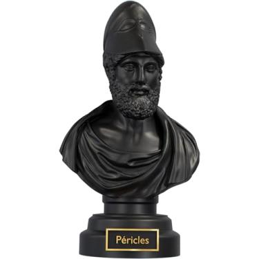 Imagem de Estátua Busto Péricles - Estadista Grego (Cor Aurum Noctis)