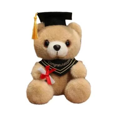 Imagem de Urso De Pelúcia Com Chapéu De Médico De 18cm Para Meninos E Meninas, P