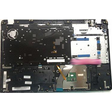 Imagem de Substituição de teclado e descanso de mão para laptop para V5-552G V5-552PG V5-572PG V5-572G V5-573G - Layout em inglês com retorno de carro pequeno