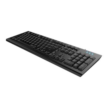 Imagem de Teclado Rapoo com Fio Black 5 Anos de Garantia NK1800 - RA018
