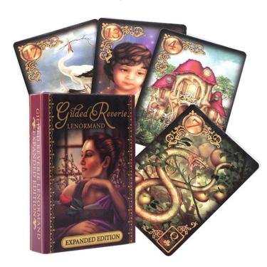 Imagem de Jogo de cartas Gilded Reverie Lenormand Cards para festa em família