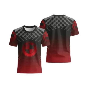 Imagem de Camiseta Infantil De Verão BMW M Power Anime Racing Motorcycle Vintage