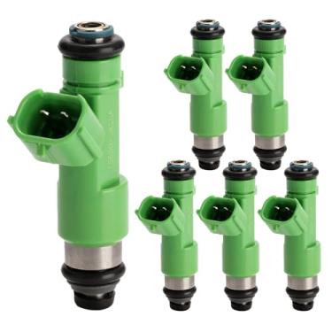 Imagem de Conjunto de 6 injetores de combustível | Compatível com Nissan 350Z Altima Maxima Murano Quest Infiniti EX35 FX35 G35 M35 Q50 Q70 QX60 3.5L| Substitui 16600JA10A FJ1017 2-39084