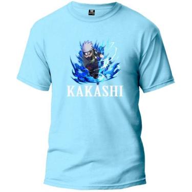 Imagem de Camisetas masculinas moda infantil coleção kakashi preços promocionais