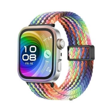 Imagem de Pulseira Magnética De Nylon Respirável Para Huawei Watch Fit 4/3 4 pro