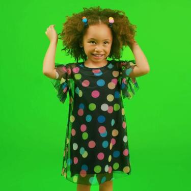 Imagem de Vestido Cotton Light e Tule "Poás" - Filozinhas, 1, Estampado