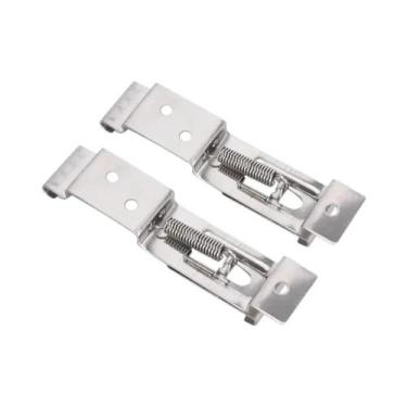 Imagem de Suporte De Placa De Licença De Carro Em Aço Inoxidável Com Molas, 6 PC