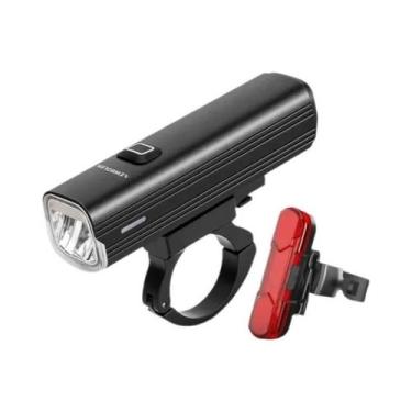 Imagem de Conjunto De Luzes Para Bicicleta Recarregáveis Por USB De 1000 Lúmens 