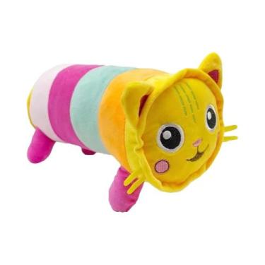 Imagem de Brinquedo De Pelúcia Gato Sorridente Gabby Dollhouse Animal De Estimaç