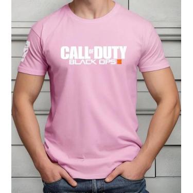 Imagem de Camisa Camiseta Adulto Masculina Feminina Algodão Gamer Jogo Call of D