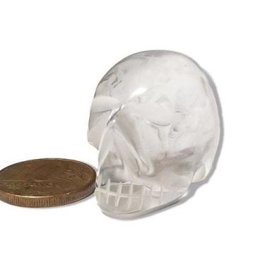Imagem de Crânio Quartzo Cristal Pedra Natural 3 a 4cm 25 a 50g Tipo A - Cristai