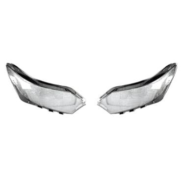 Imagem de Compatível com chevrolet equinox 2017 2018 2019 frente abajur lâmpada escudo farol capa sombra lente de vidro farol lente capa(2PCS Left And Right)