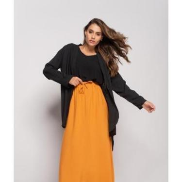 Imagem de Kimono Salvatore Fashion Manga Longa Viscolinho Feminino-Feminino