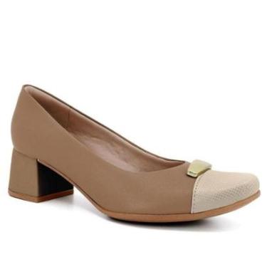 Imagem de Sapato Usaflex Ak0302003 Salto Grosso Feminino-Feminino