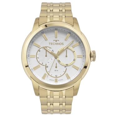 Imagem de Relógio Technos Masculino Grandtech Dourado - 6P79BQ/1K