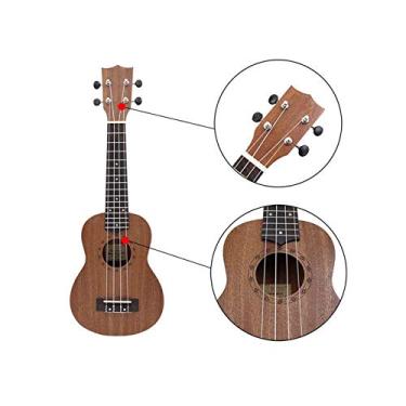 Imagem de Lss9azznmm Ukulele Soprano de mogno com marca Free Deluxe Stronghold Instrumento Musical Soprano Novo Ukulele Padrão Quadrado Instrumento Ukulele