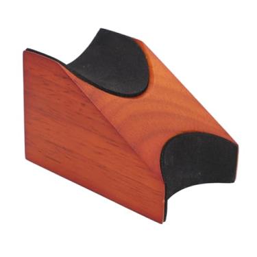 Imagem de RiToEasysports Descanso de Pescoço para Guitarra, Altura Ajustável, Madeira de Mogno, Suporte para Pescoço, para Baixo Elétrico Acústico, Violino, Ferramenta Luthier