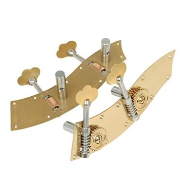 Imagem de Pinos de Afinação para Baixo Open Gear Afinador Cabeças Máquina Vintage Botão Conjunto Peças Substituição Completa