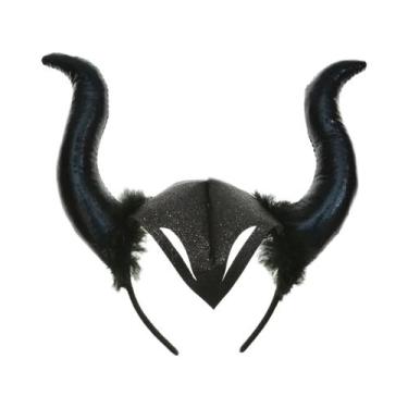 Imagem de Tiara De Maleficent Para Crianças, Acessório De Fantasia Da Rainha Mal
