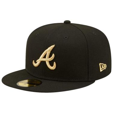 Imagem de Boné New Era 5950 MLB Atlanta Colors Gold-Masculino