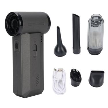 Imagem de EBTOOLS Espanador de Ar Comprimido, Soprador de Ar Elétrico Sem Fio de 130000 RPM Com Motor Sem Escova, Bateria Recarregável de 8000 MAh, Velocidade Ajustável, para Teclado,
