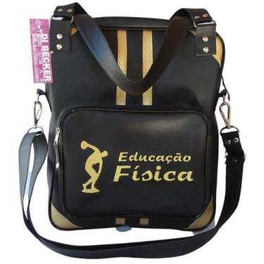 Imagem de Bolsa Feminina Preta Personalizada Educação Física - Di Becker Bolsas