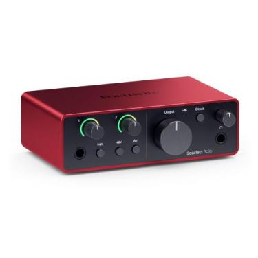 Imagem de Interface Áudio Scarlett Solo 4ª Geração Focusrite
