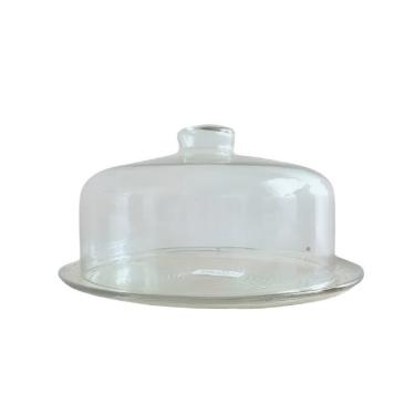 Imagem de Boleira Vidro Com Tampa Ravena Prato Para Bolo  28cm Bolos Festas